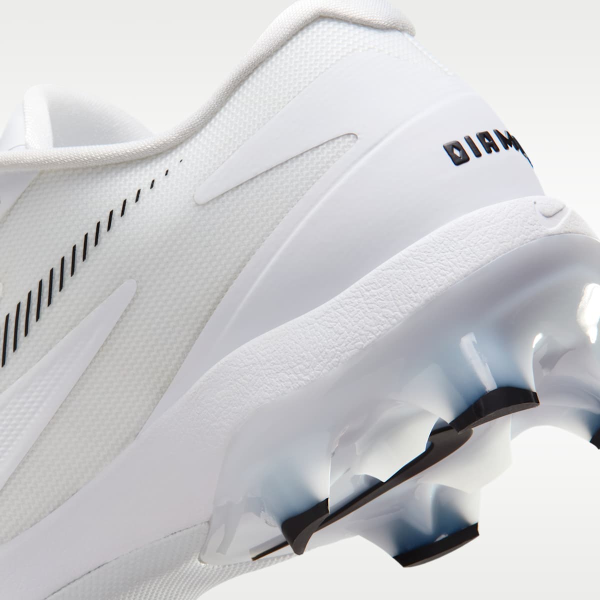 Nike Diamond Standout MCS Baseball Cleats - White/Black - Image 9