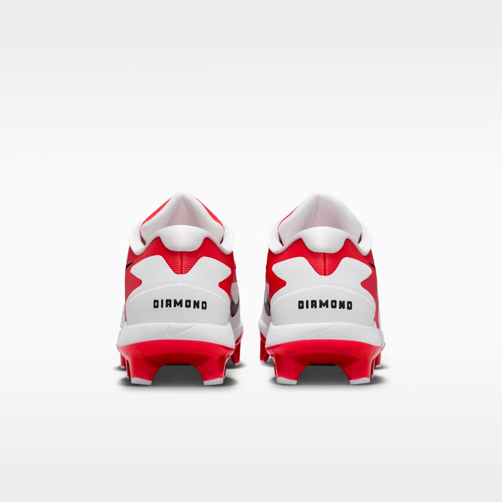Nike Diamond Standout MCS Baseball Cleats - White/University Red/Metallic Silver - Image 6