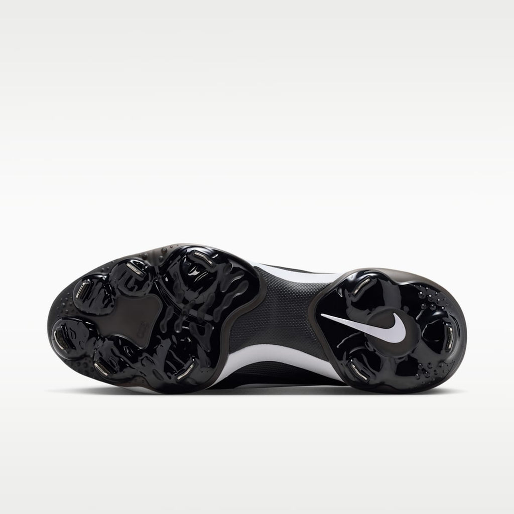 Nike Diamond Standout MTL Baseball Cleats - Black/White - Image 2