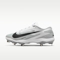 Nike Diamond Standout MTL Baseball Cleats - Wolf Grey/White/Black - Image 1