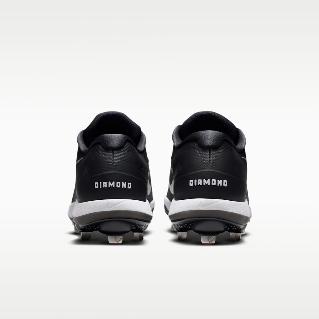 Nike Diamond Standout MTL Baseball Cleats - Black/White - Image 6