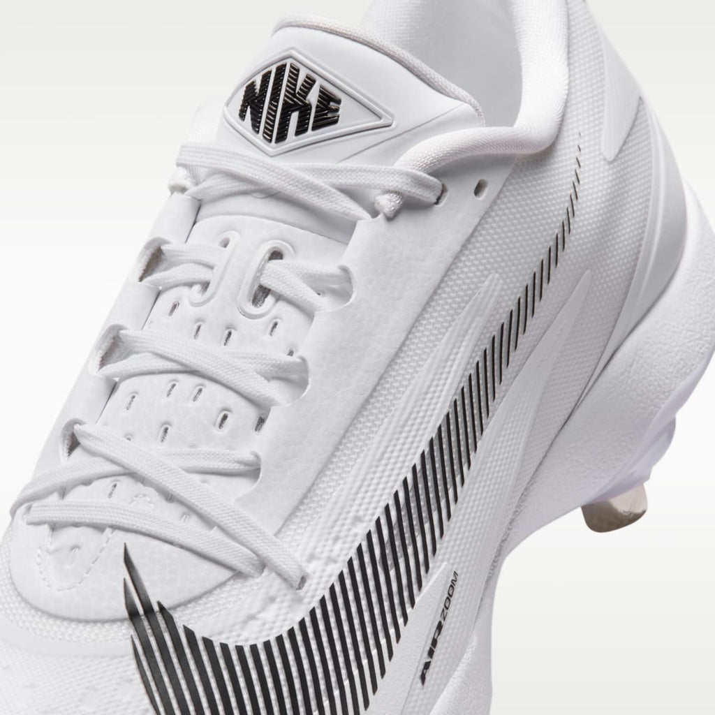 Nike Diamond Standout MTL Baseball Cleats - White/Black - Image 8