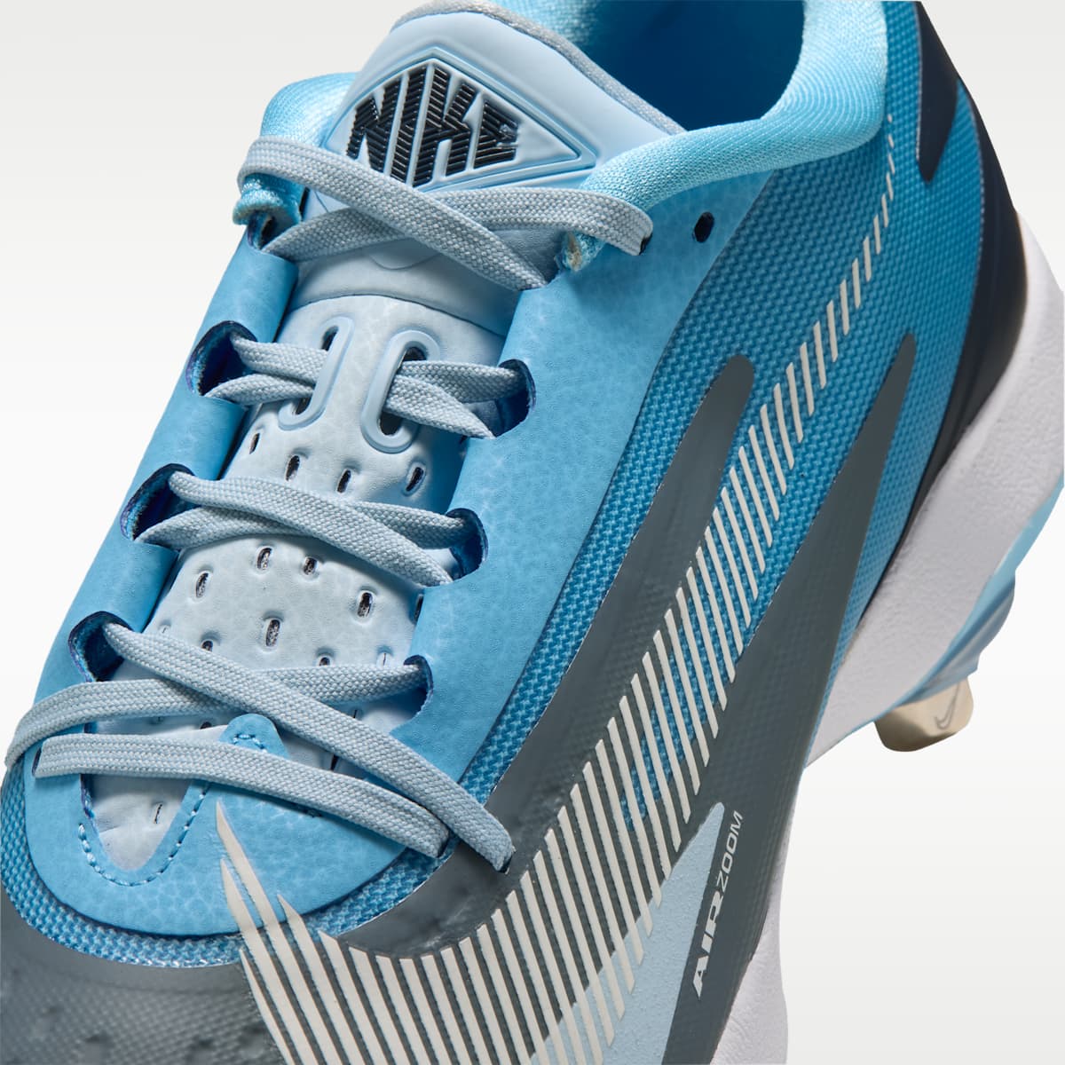 Nike Diamond Standout MTL Baseball Cleats - Football Blue/Armory Blue/Chambray Blue/White - Image 8