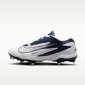 Nike Diamond Standout MTL Baseball Cleats - White/College Navy/Black/Metallic Silver - Image 1