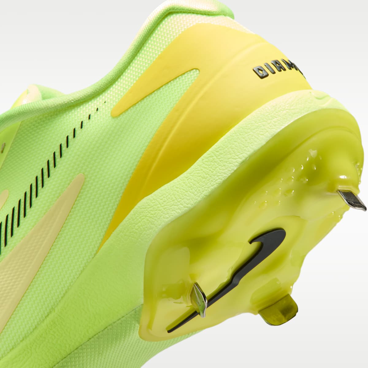 Nike Diamond Standout MTL Baseball Cleats - Volt Ice/Life Lime/Sonic Yellow/Black - Image 9