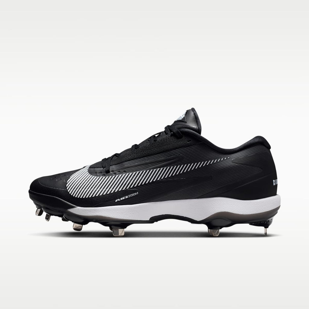 Nike Diamond Standout MTL Baseball Cleats - Black/White - Image 1