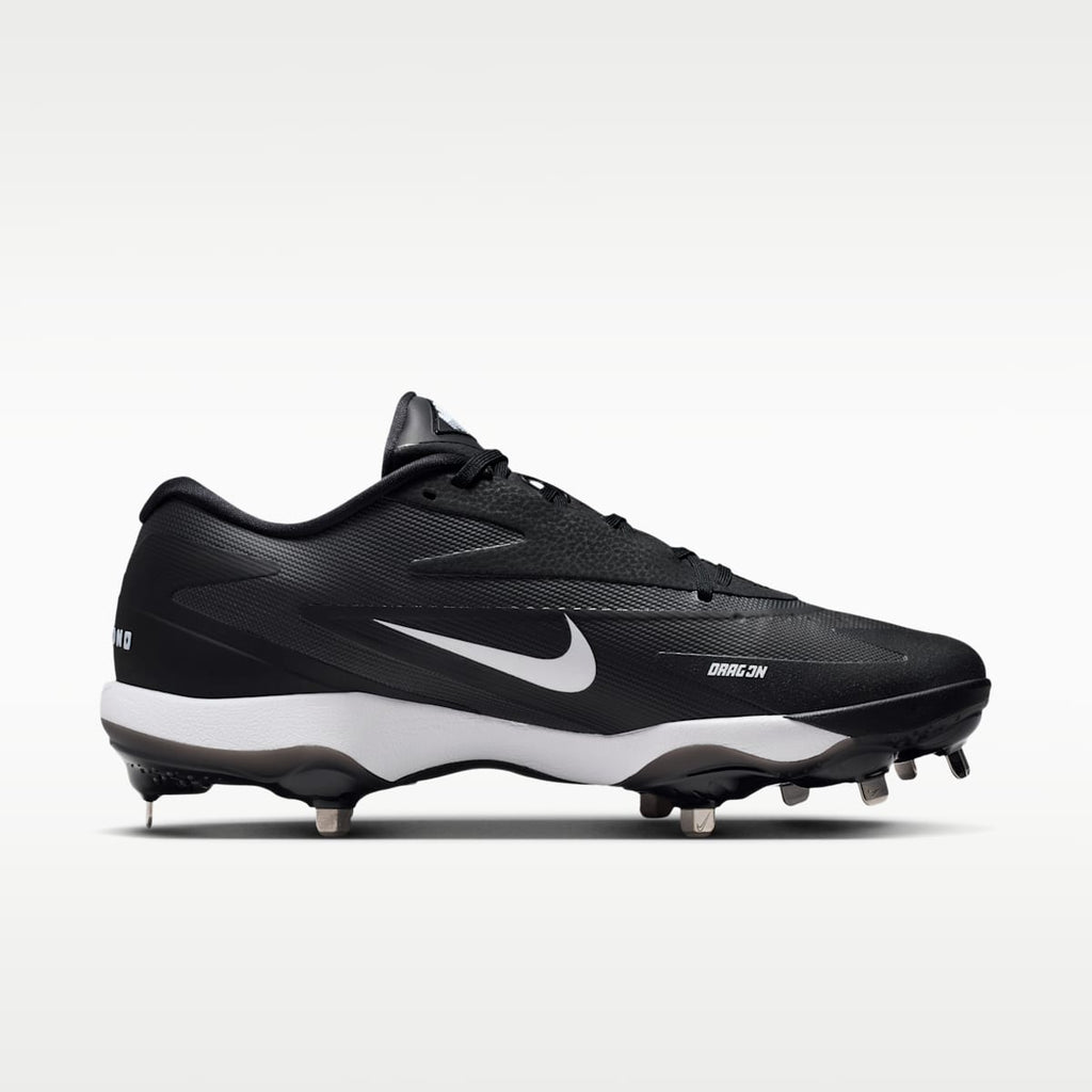 Nike Diamond Standout MTL Baseball Cleats - Black/White - Image 3