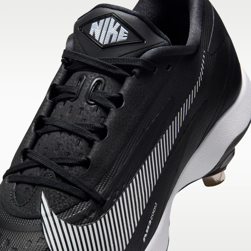 Nike Diamond Standout MTL Baseball Cleats - Black/White - Image 8