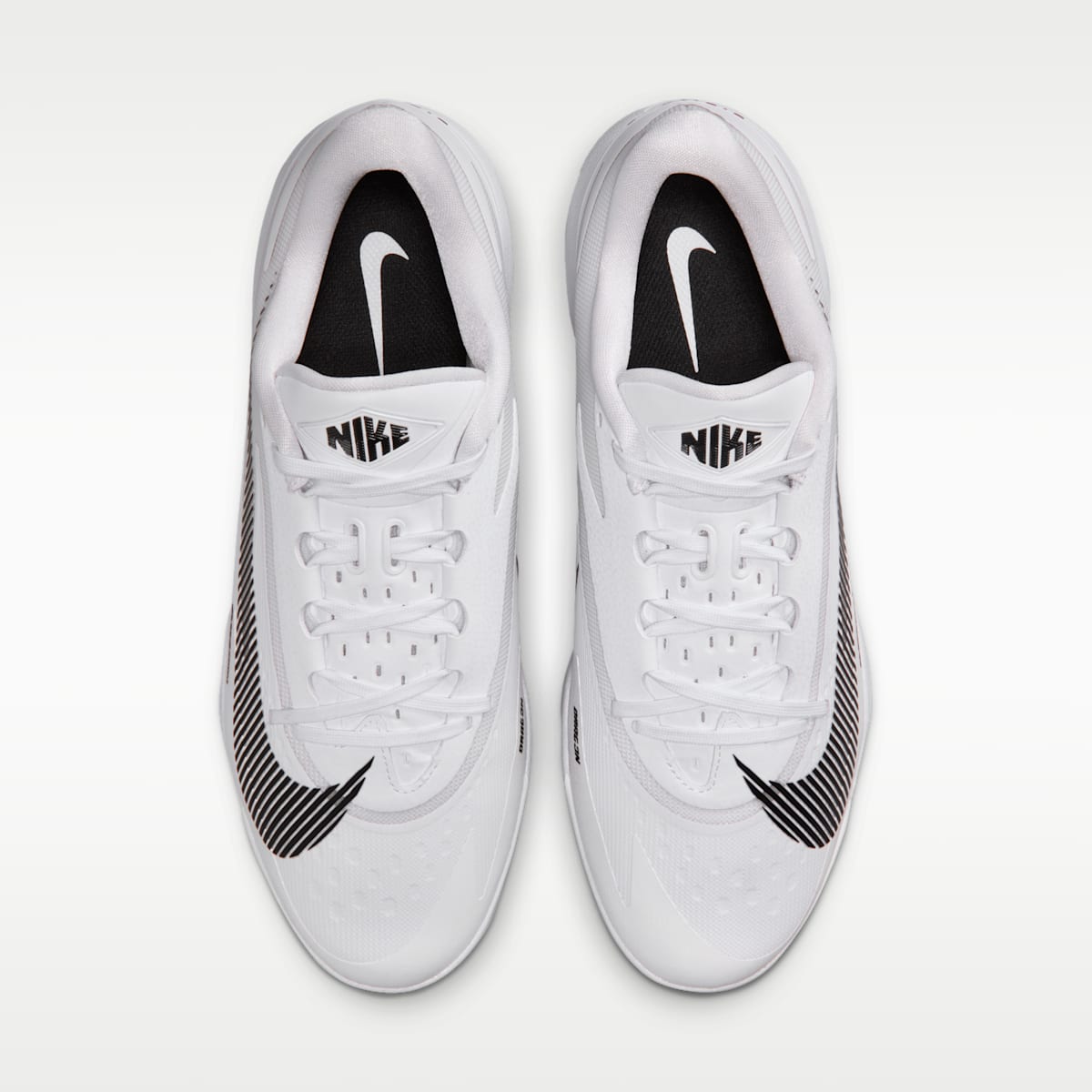 Nike Diamond Standout MTL Baseball Cleats - White/Black - Image 4