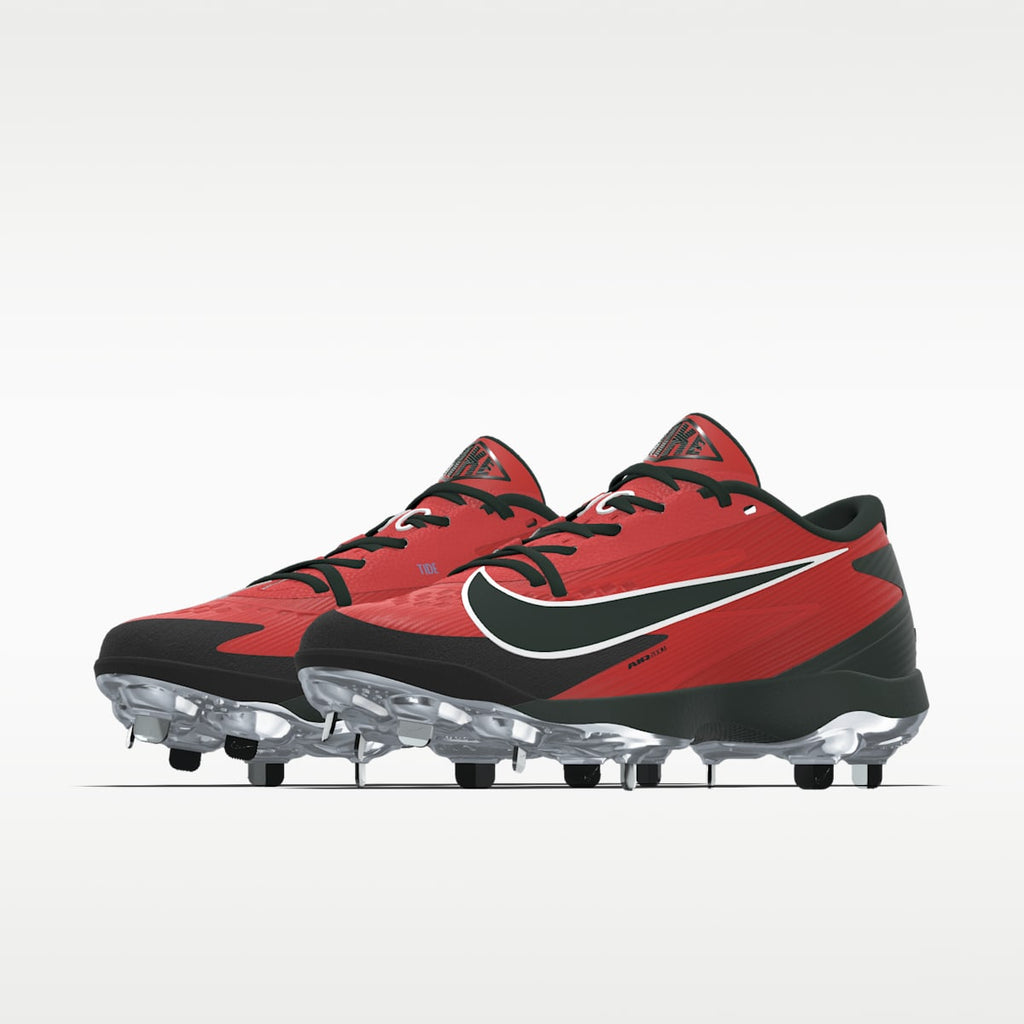 Nike Diamond Standout By Justin Lebron Custom Metal Baseball Cleats - Multi-Color/Multi-Color - Image 2