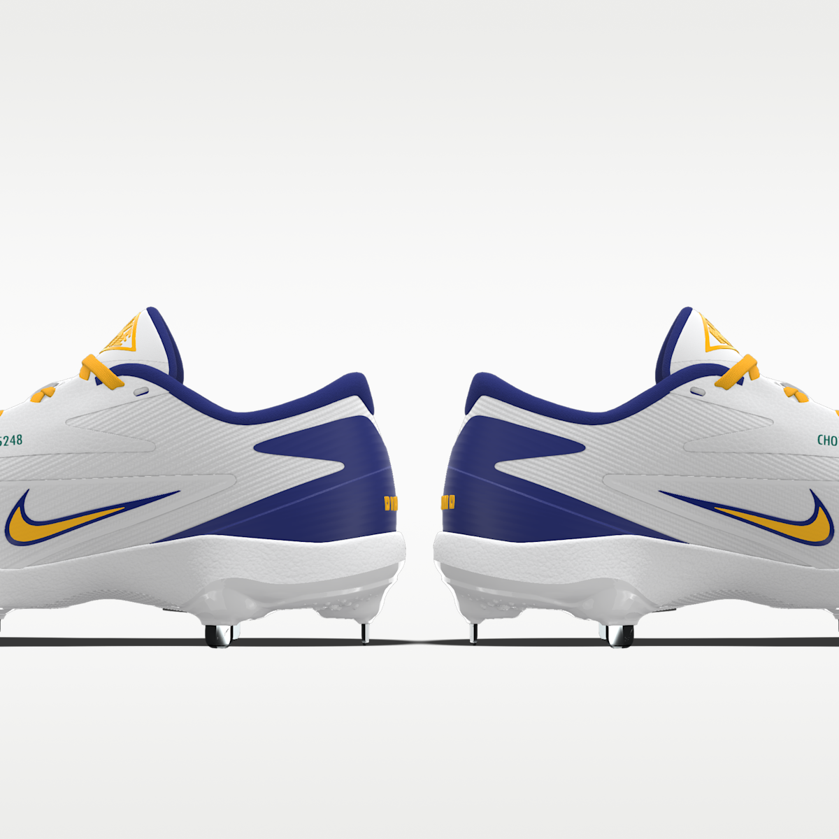 Women's Nike Diamond Standout By Roch Cholowsky Custom Metal Baseball Cleats - Multi-Color/Multi-Color
