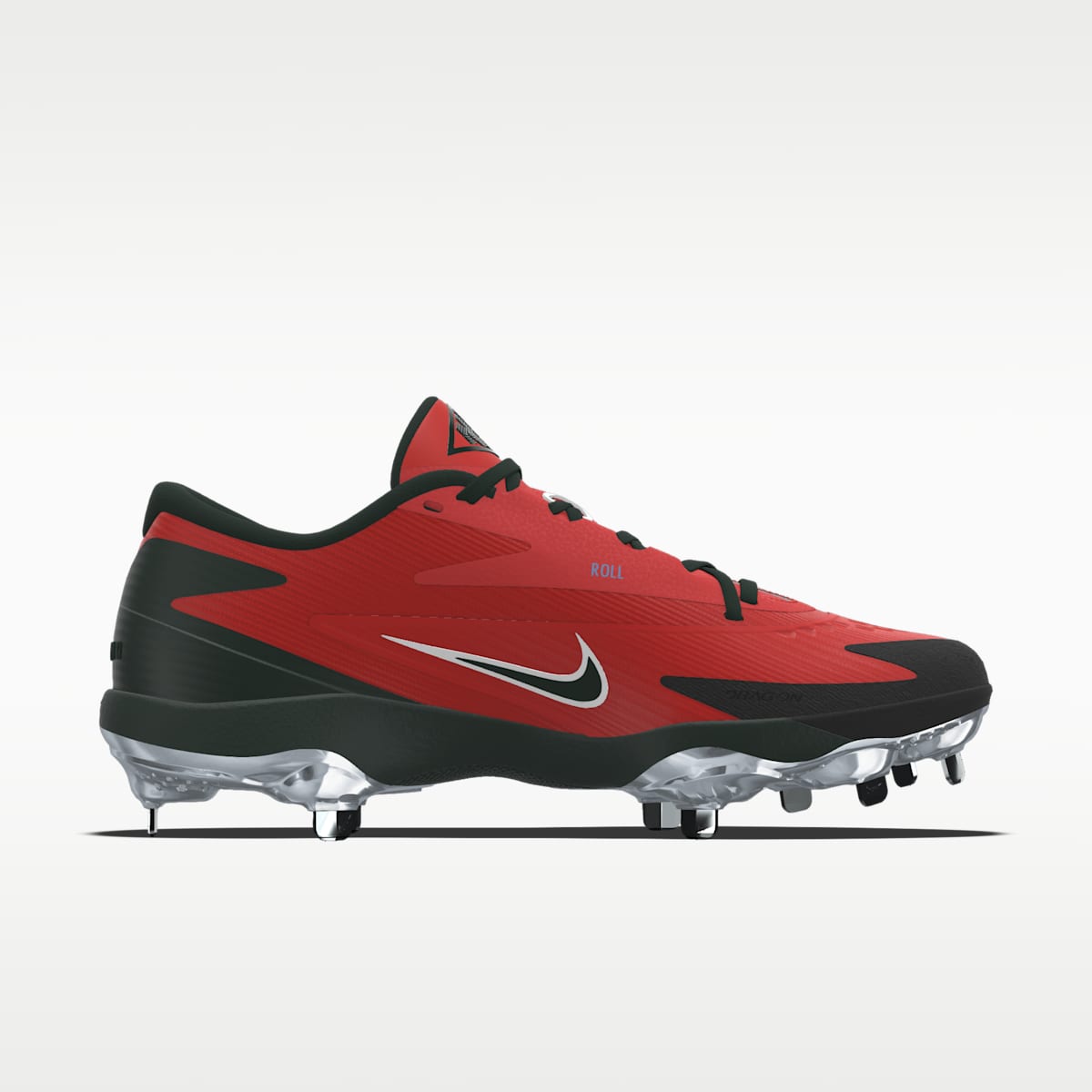 Nike Diamond Standout By Justin Lebron Custom Metal Baseball Cleats - Multi-Color/Multi-Color - Image 3