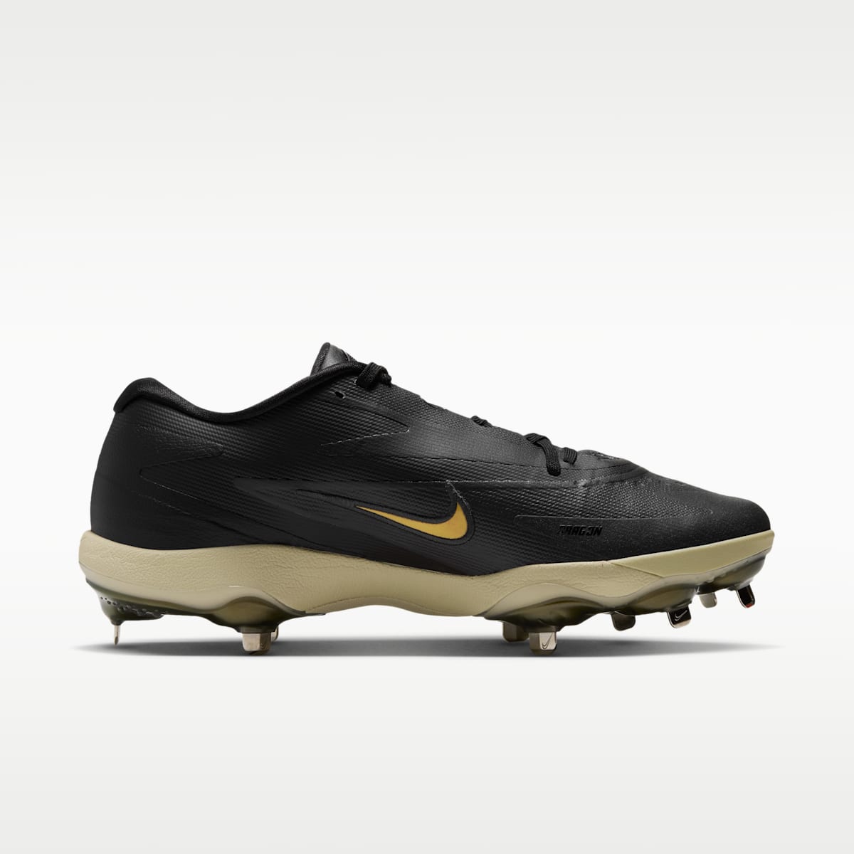 Nike Diamond Standout MTL Baseball Cleats - Black/Light Khaki/Anthracite - Image 3