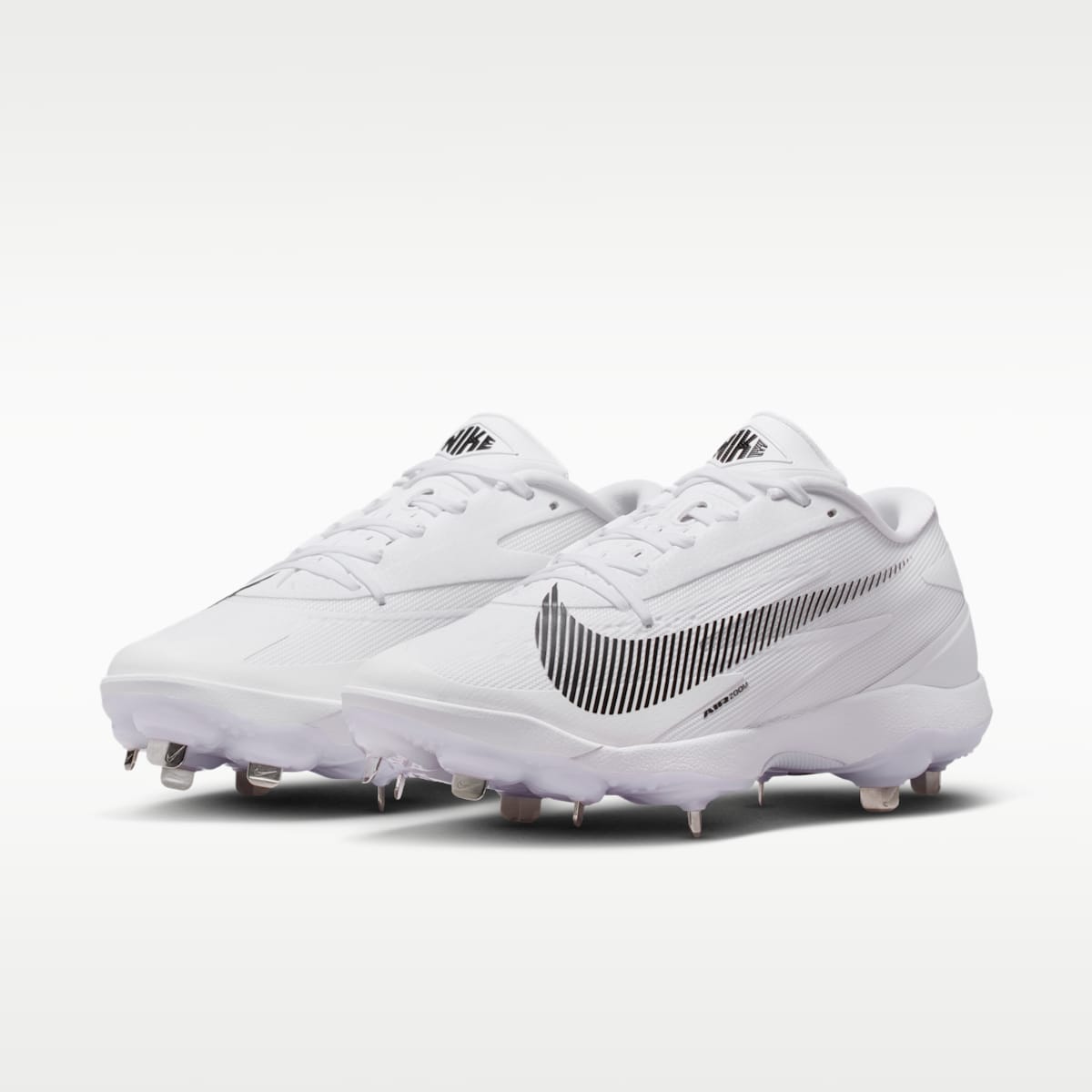 Nike Diamond Standout MTL Baseball Cleats - White/Black - Image 5