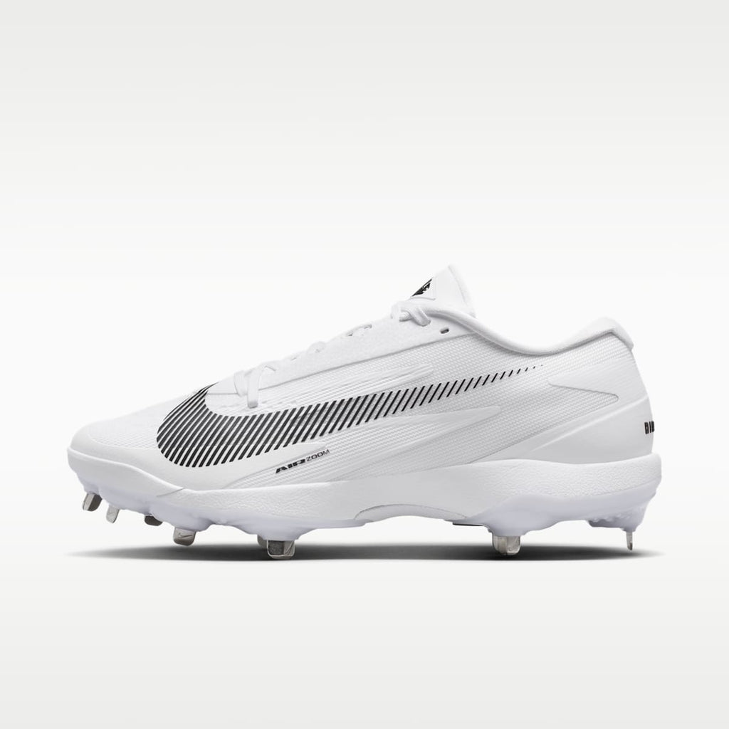 Nike Diamond Standout MTL Baseball Cleats - White/Black - Image 1