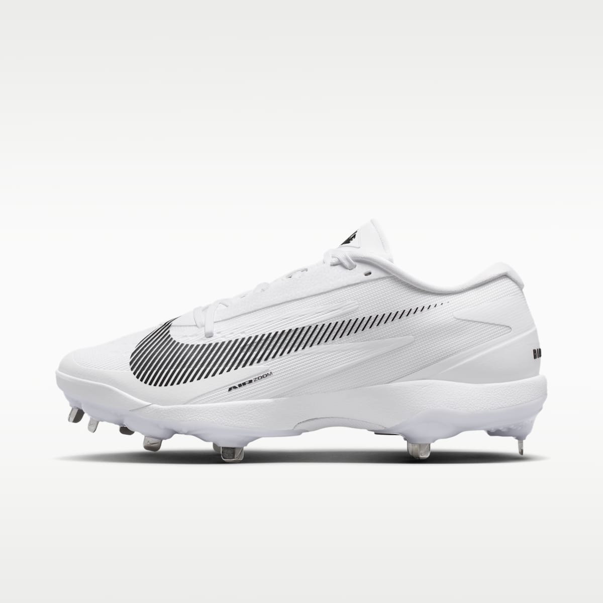 Nike Diamond Standout MTL Baseball Cleats - White/Black - Image 1