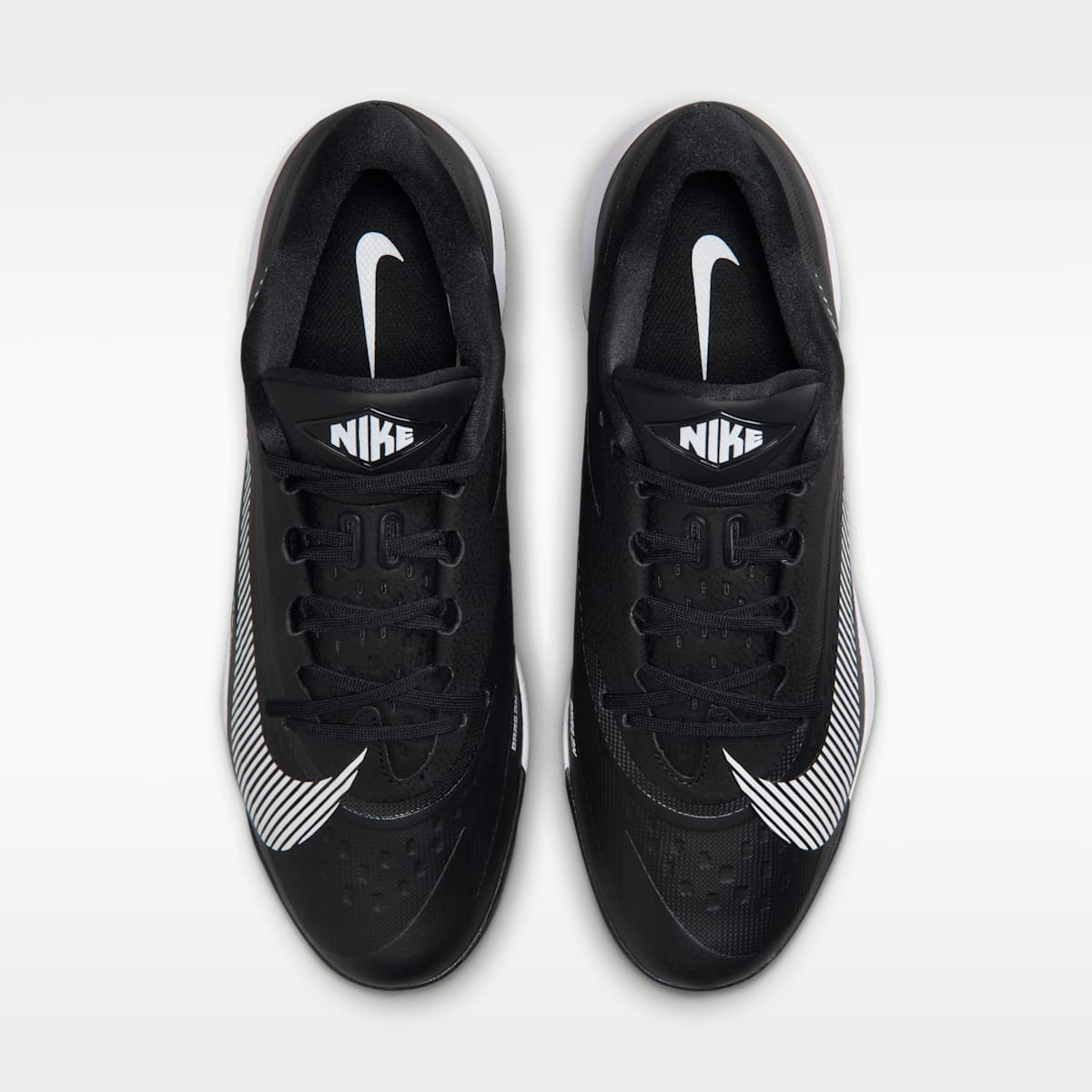 Nike Diamond Standout MTL Baseball Cleats - Black/White - Image 4