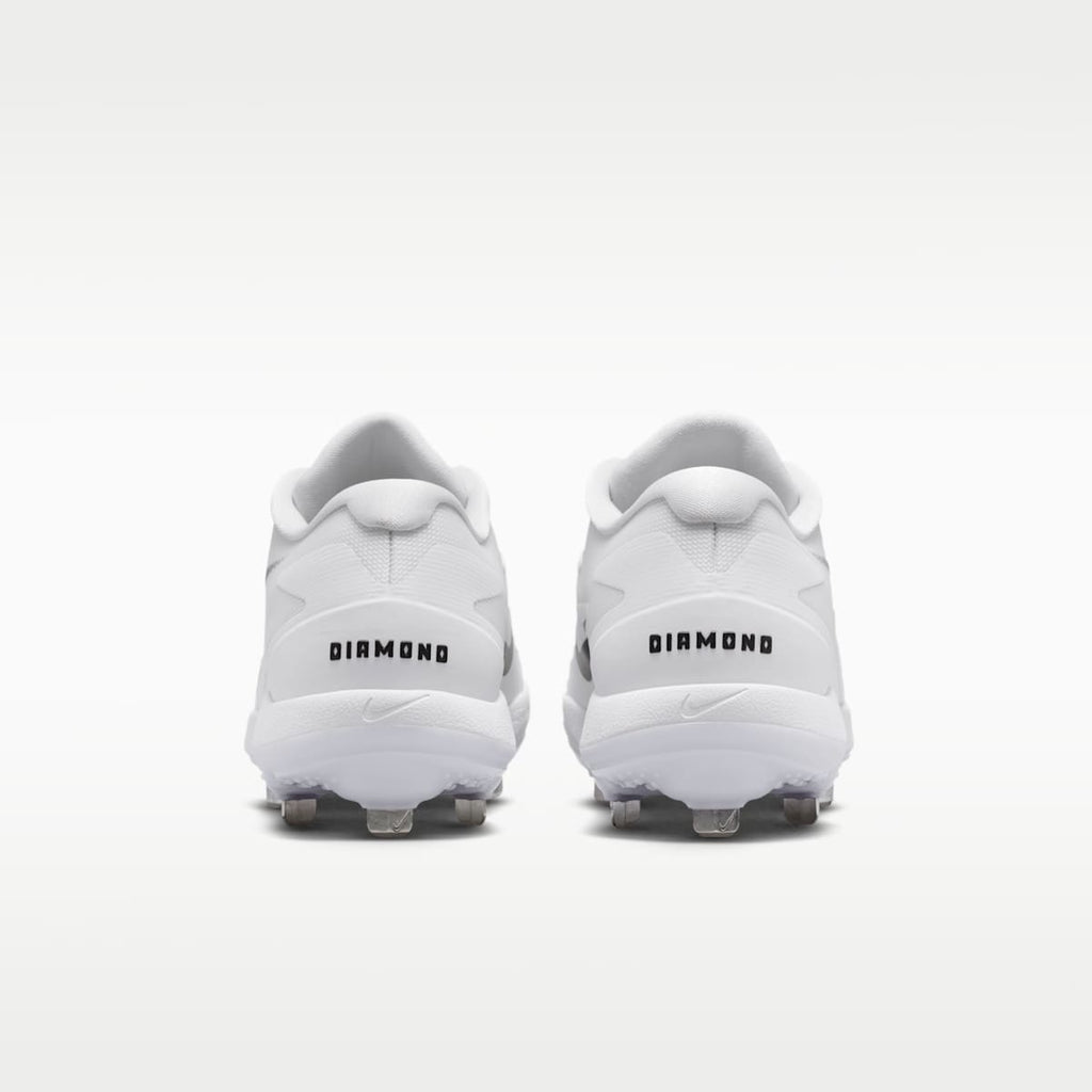 Nike Diamond Standout MTL Baseball Cleats - White/Black - Image 6