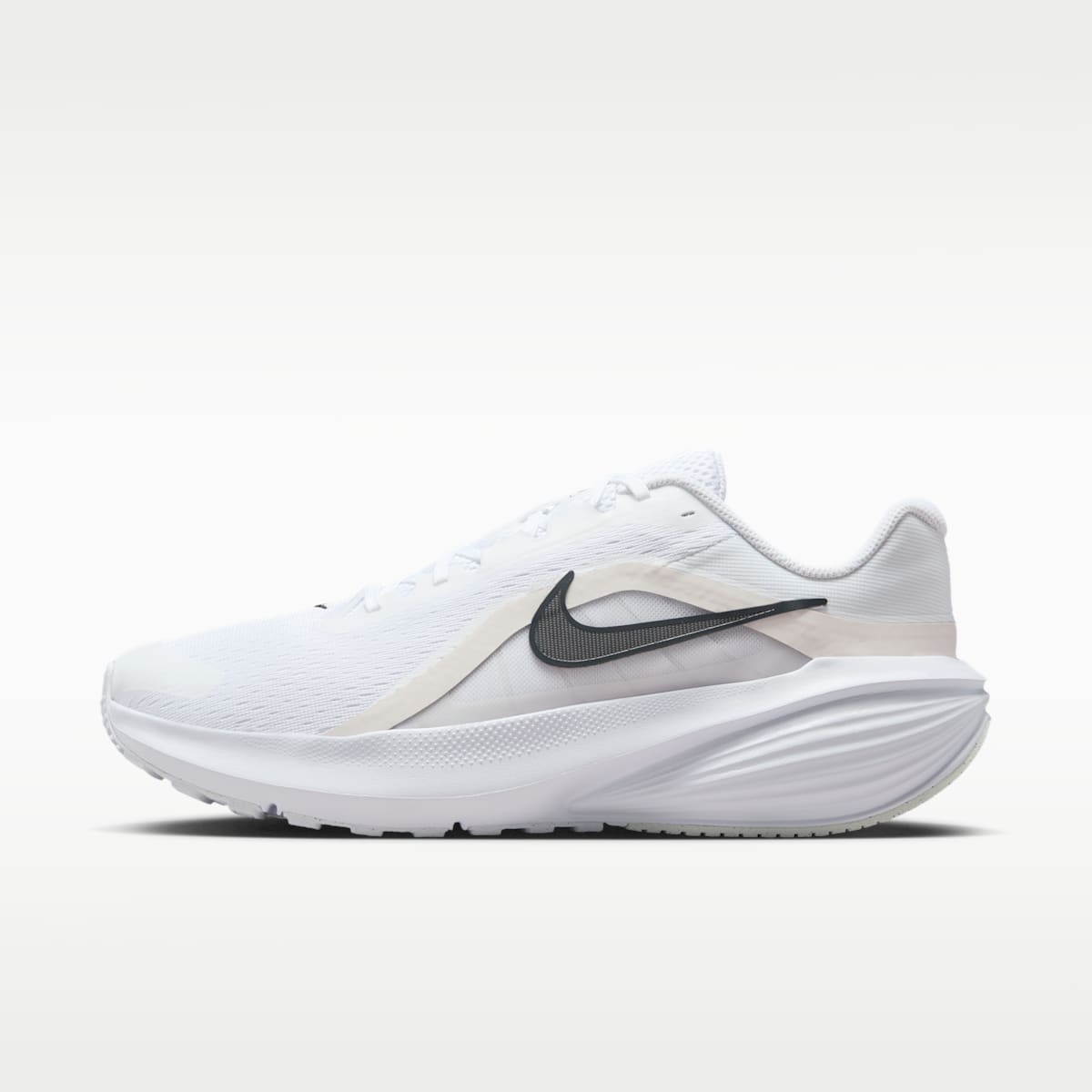 Nike Downshifter 14 Men's Road Running Shoe - White/Platinum Tint/Anthracite/Black - Image 1