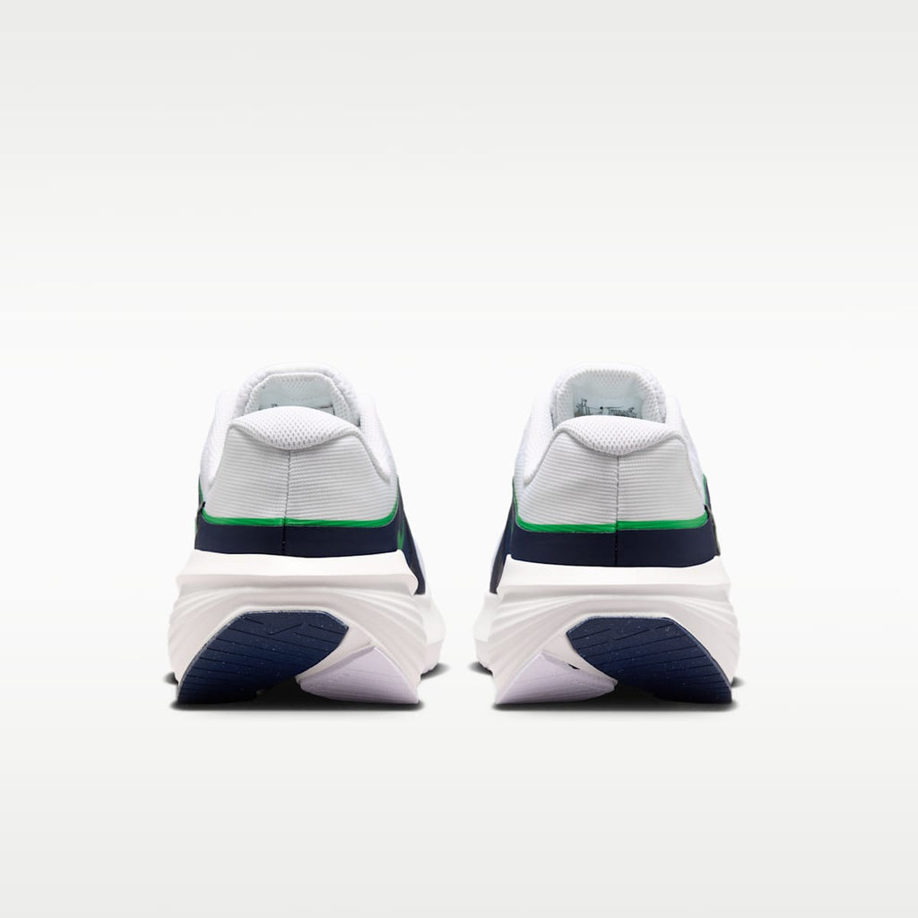 Nike Downshifter 14 Men's Road Running Shoe - White/Midnight Navy/Summit White/Green Spark - Image 6