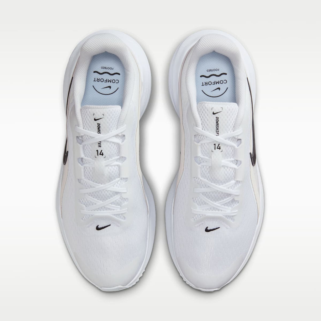 Nike Downshifter 14 Men's Road Running Shoe - White/Platinum Tint/Anthracite/Black - Image 4