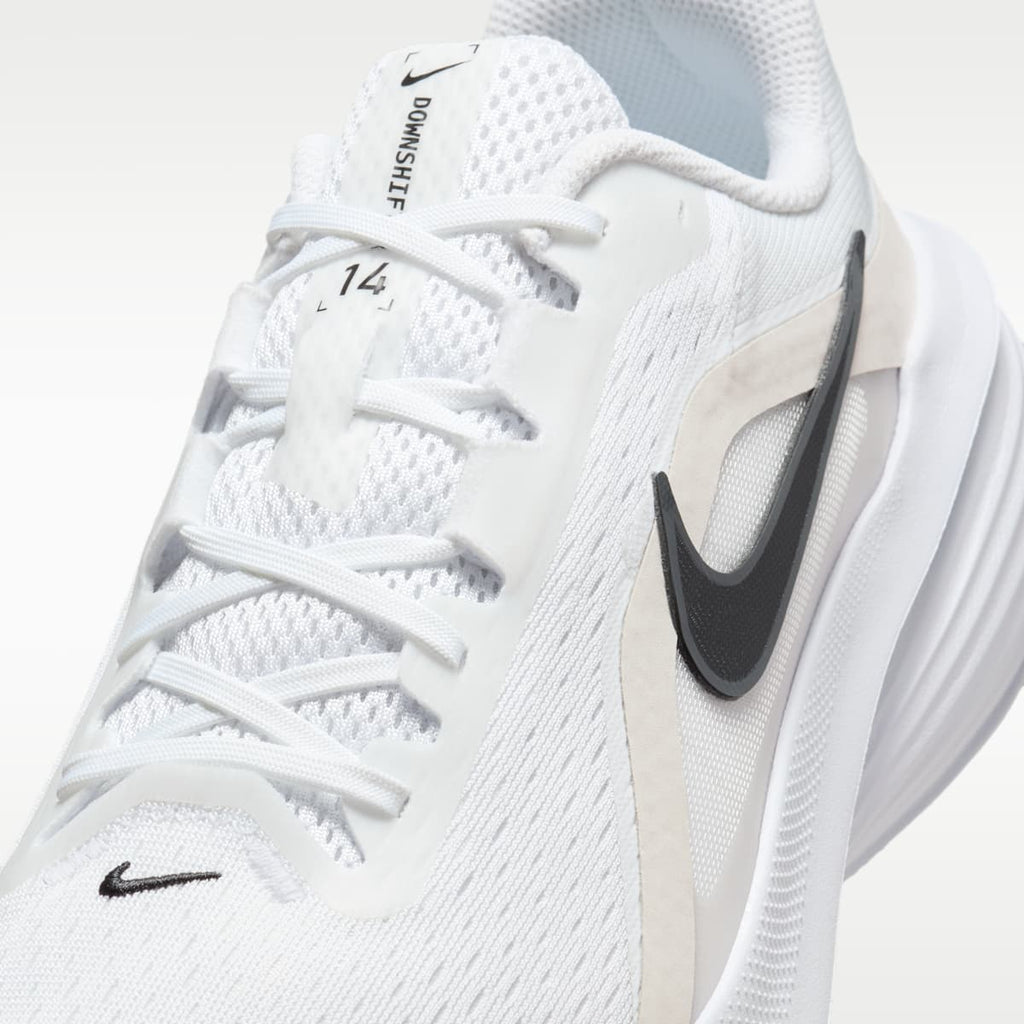 Nike Downshifter 14 Men's Road Running Shoe - White/Platinum Tint/Anthracite/Black - Image 7