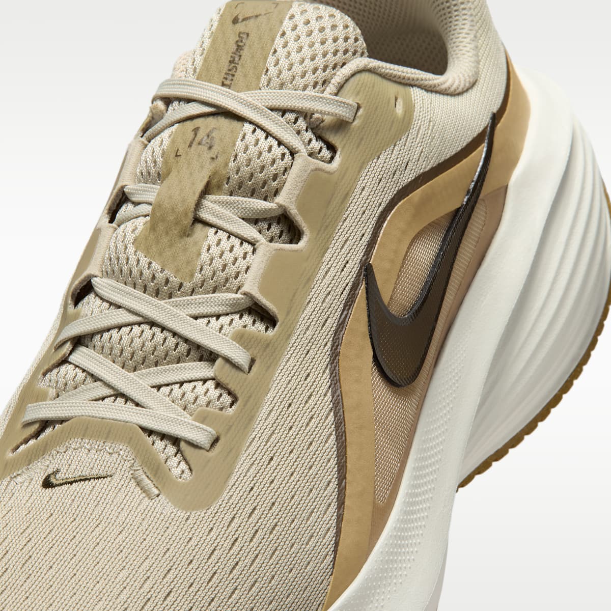Nike Downshifter 14 Men's Road Running Shoe - Desert Khaki/Sail/Filbert/Dark Hazel - Image 7