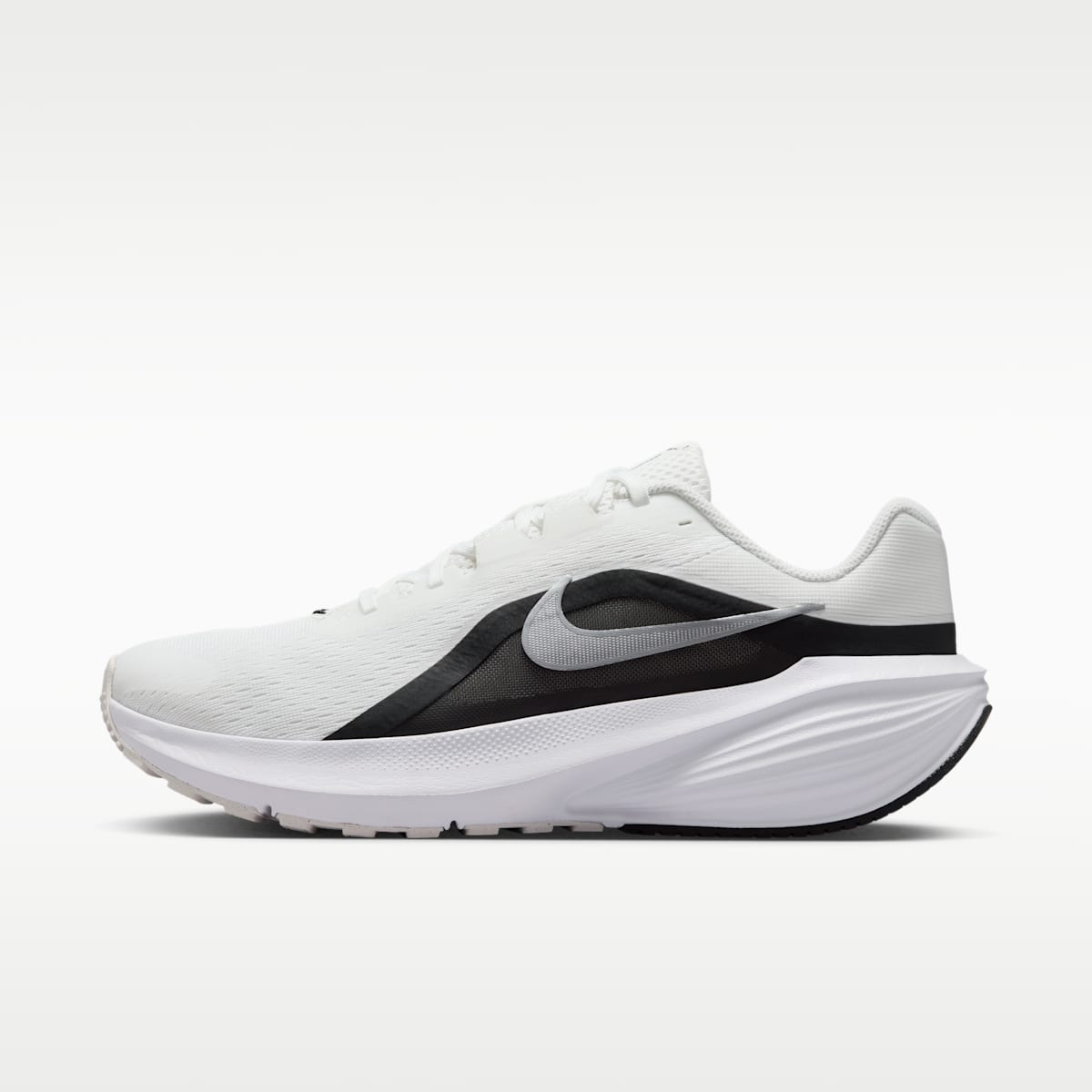 Nike Downshifter 14 Men's Road Running Shoe - Summit White/Black/White/Metallic Silver - Image 1