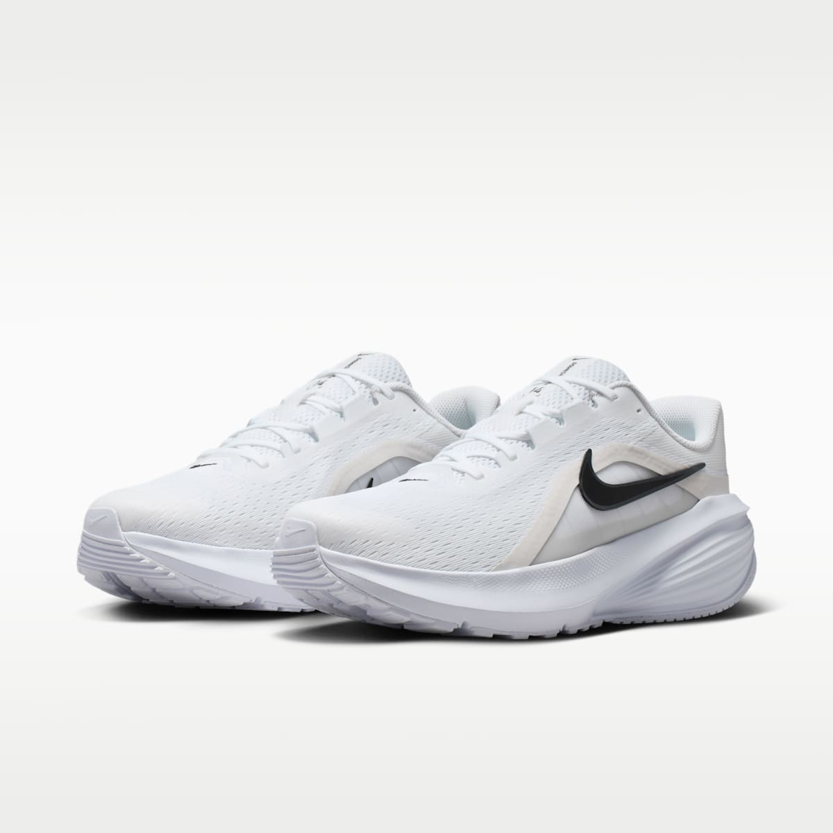 Nike Downshifter 14 Men's Road Running Shoes (Wide) - White/Platinum Tint/Anthracite/Black - Image 5