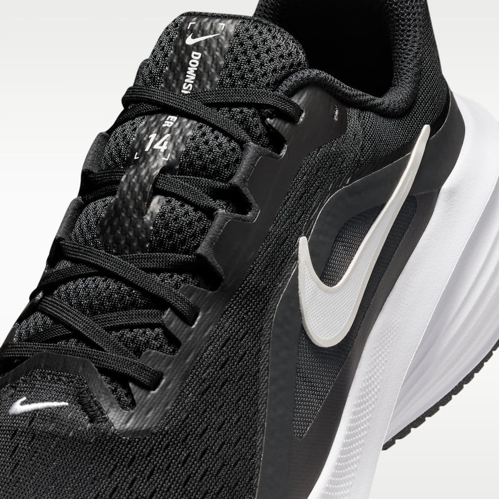 Nike Downshifter 14 Men's Road Running Shoes (Wide) - Black/Anthracite/Wolf Grey/White - Image 7