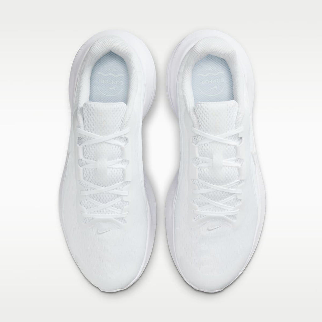 Nike Downshifter 14 Men's Road Running Shoe - White/White - Image 4