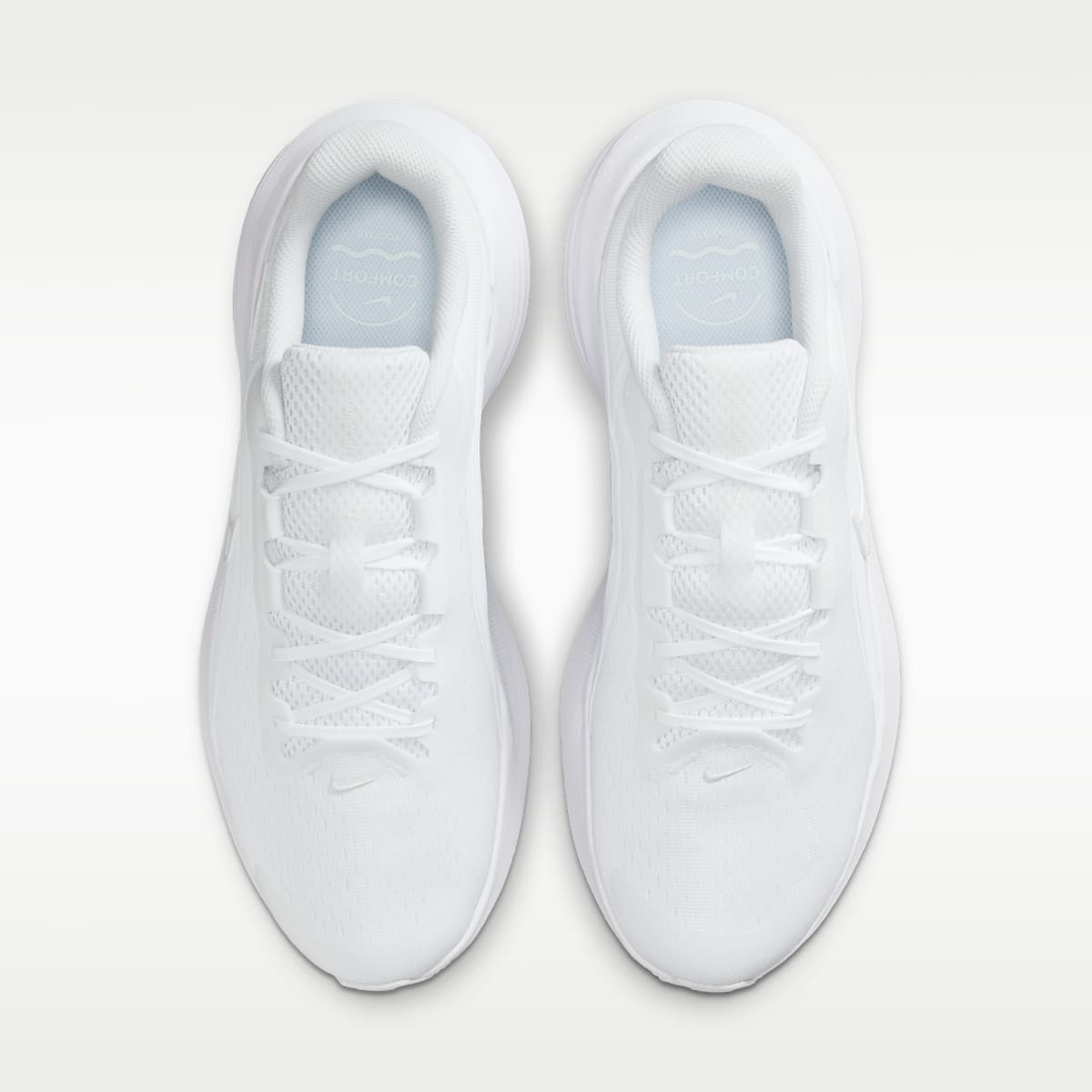 Nike Downshifter 14 Men's Road Running Shoe - White/White - Image 4
