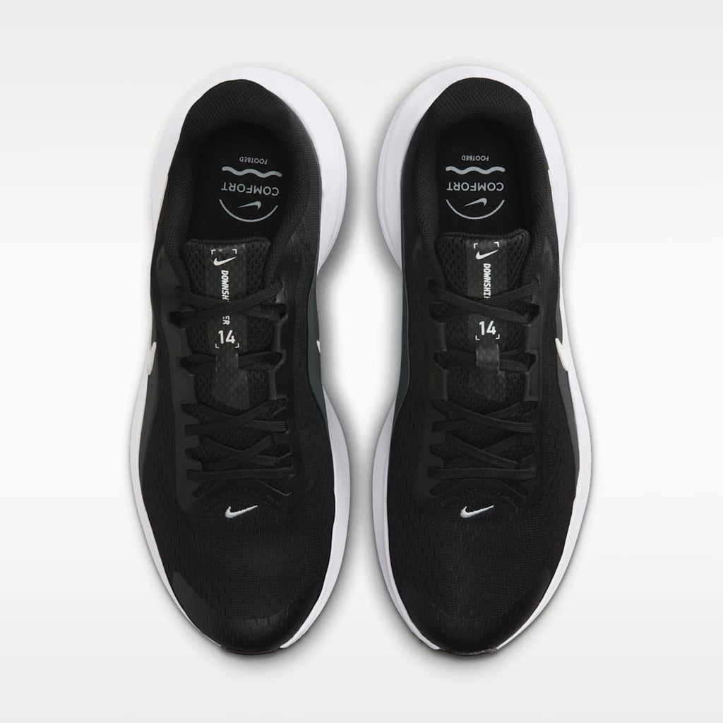 Nike Downshifter 14 Men's Road Running Shoe - Black/Anthracite/Wolf Grey/White - Image 4
