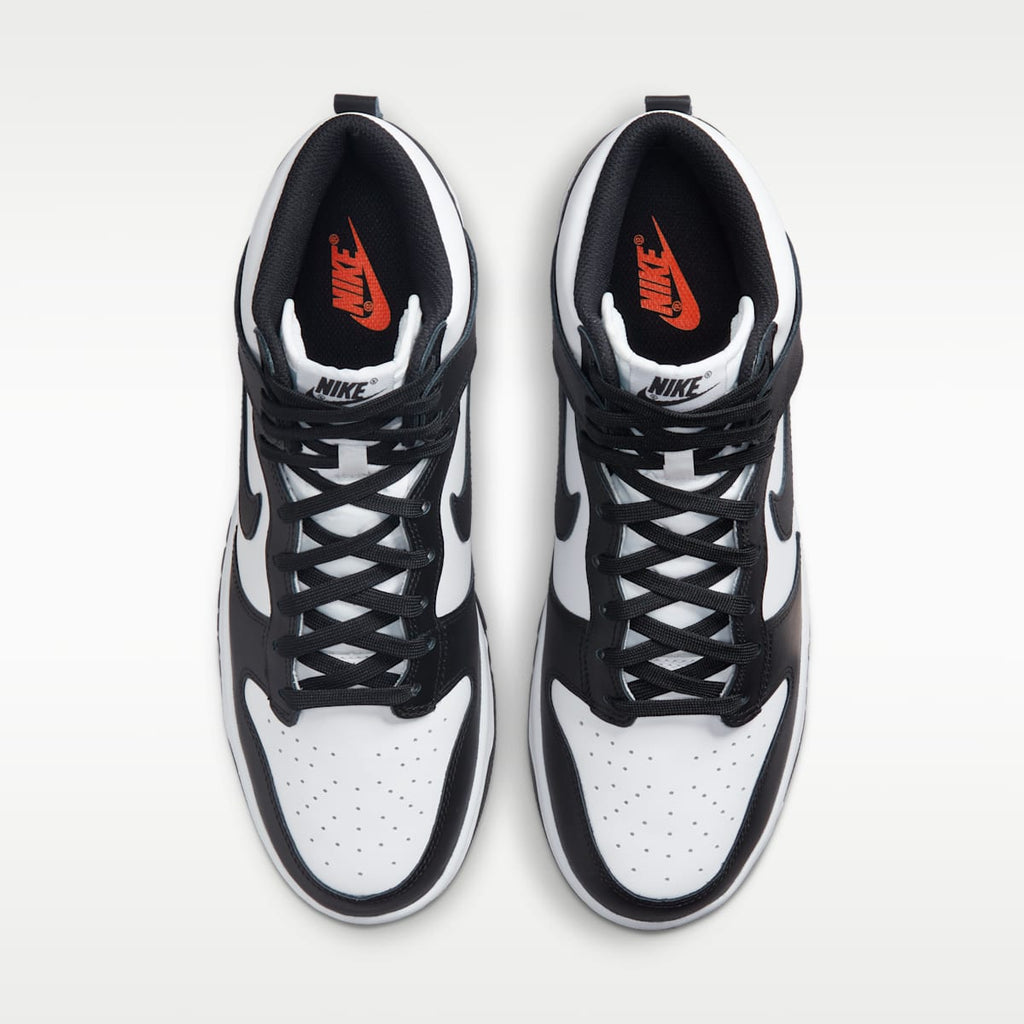 Nike Dunk High Retro Men's Shoe - White/Total Orange/Black - Image 4
