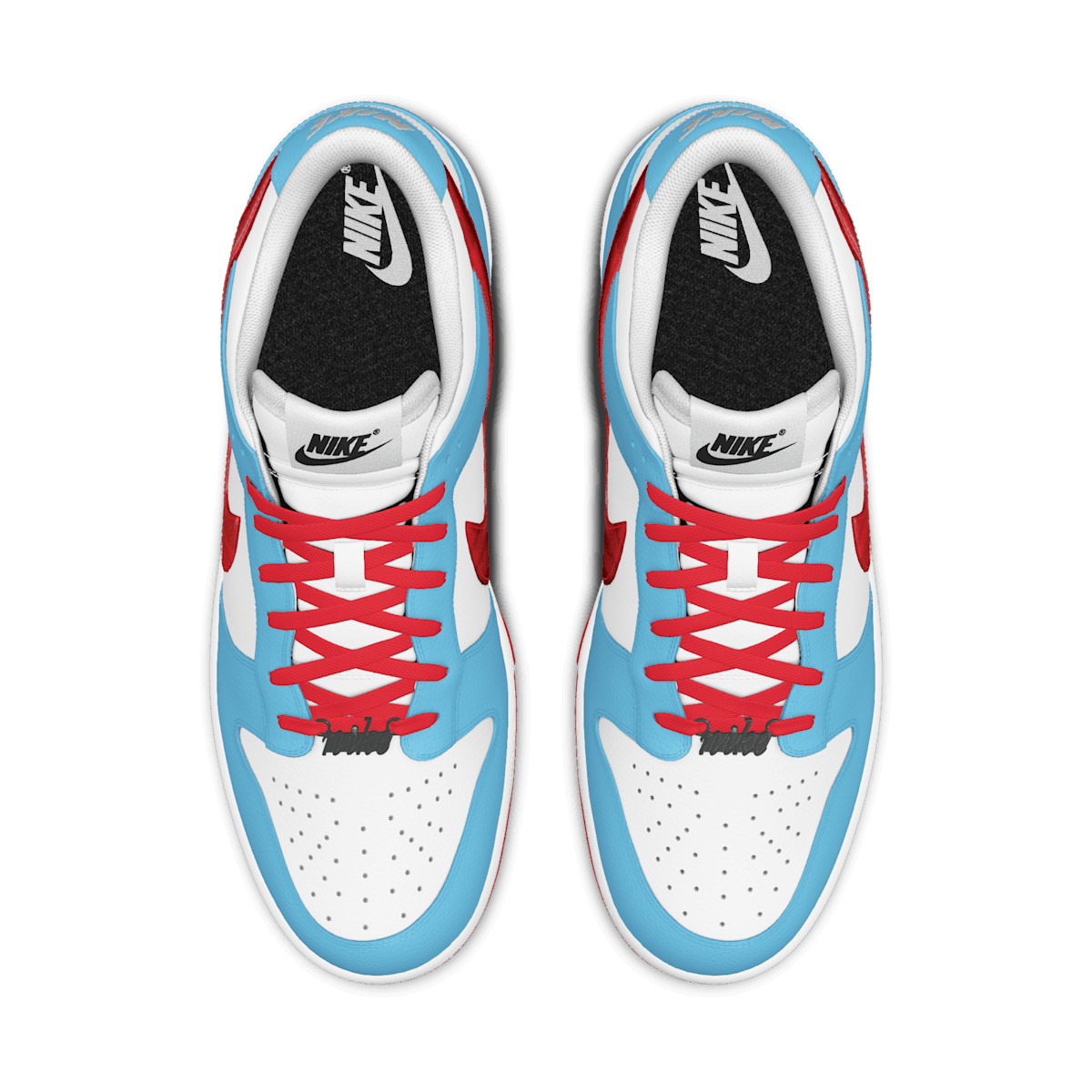 Nike Dunk Low Unlocked By You Custom Shoes - Multi-Color/Multi-Color/Multi-Color - Image 4