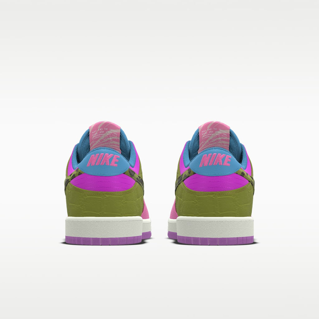 Nike Dunk Low Unlocked By Miles Chamley-Watson Custom Shoes - Multi-Color/Multi-Color/Multi-Color - Image 5