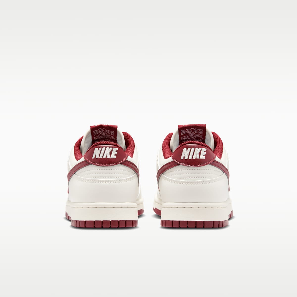 Nike Dunk Low Retro Men's Shoes - Phantom/Phantom/Team Red - Image 6