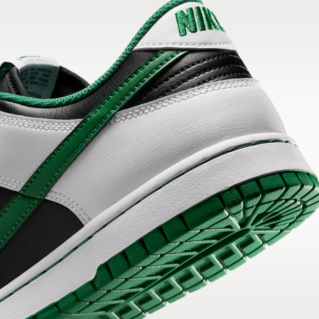 Nike Dunk Low Retro Men's Shoes - Black/White/Clover - Image 8
