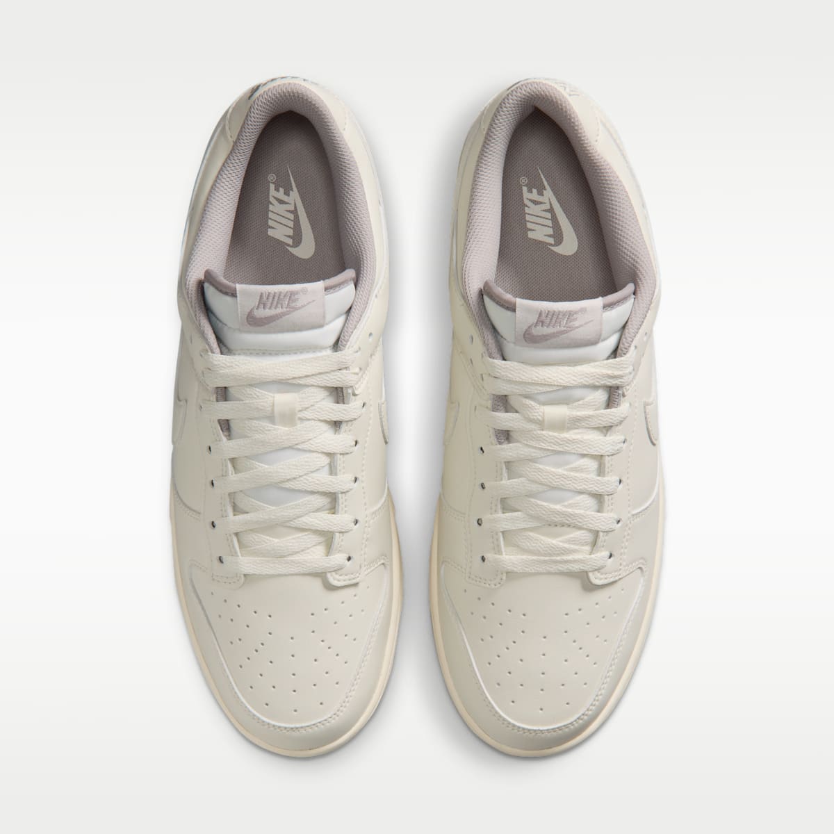 Nike Dunk Low Retro Men's Shoes - Soft Pearl/College Grey/Soft Pearl - Image 4