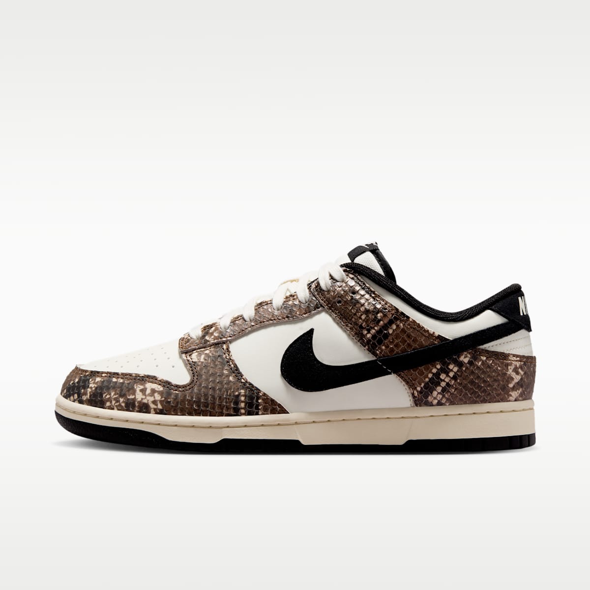 Nike Dunk Low Retro Men's Shoes - Soft Pearl/Mosswood Brown/Sail/Black - Image 1