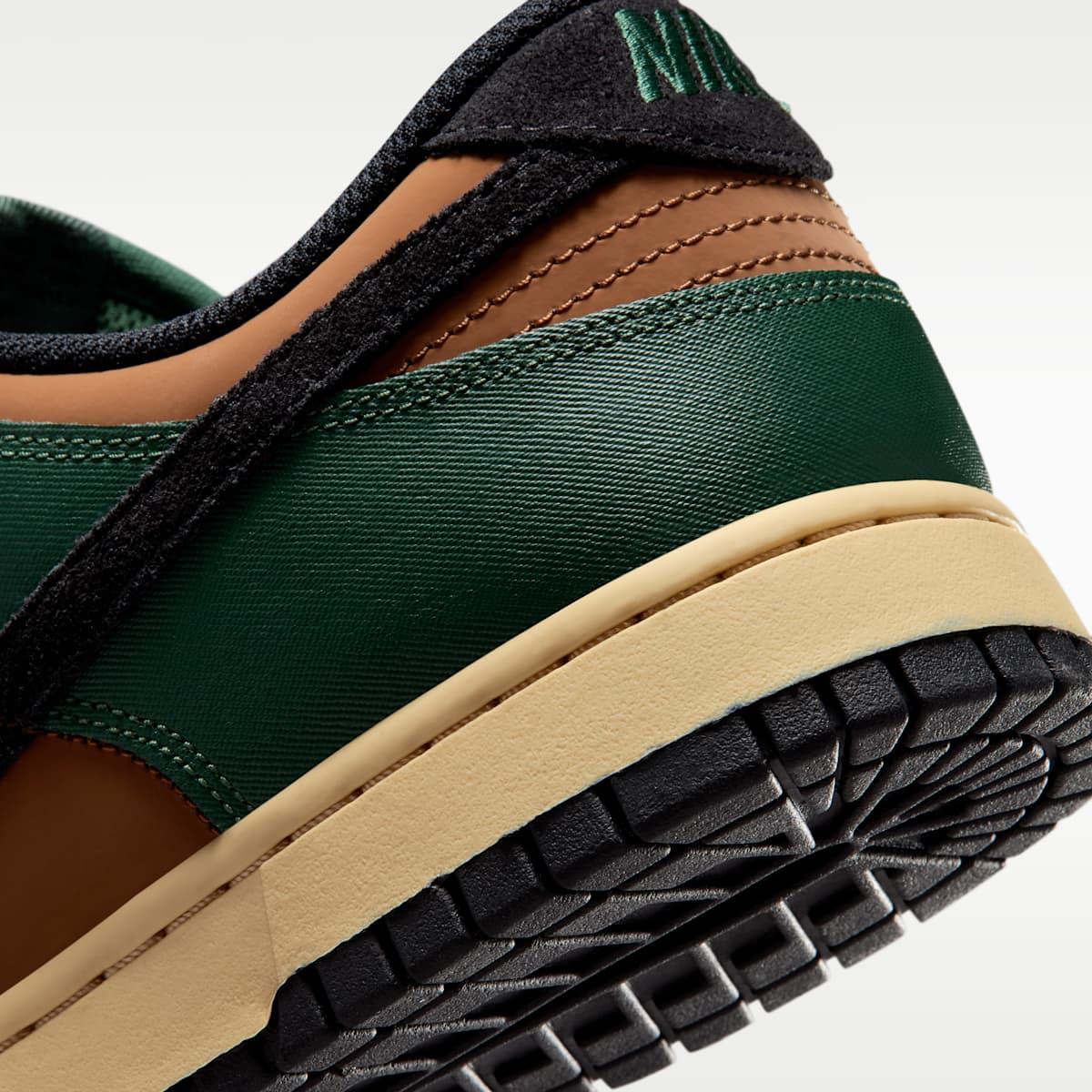 Nike Dunk Low Retro Men's Shoes - Fir/Light British Tan/Sesame/Black - Image 8