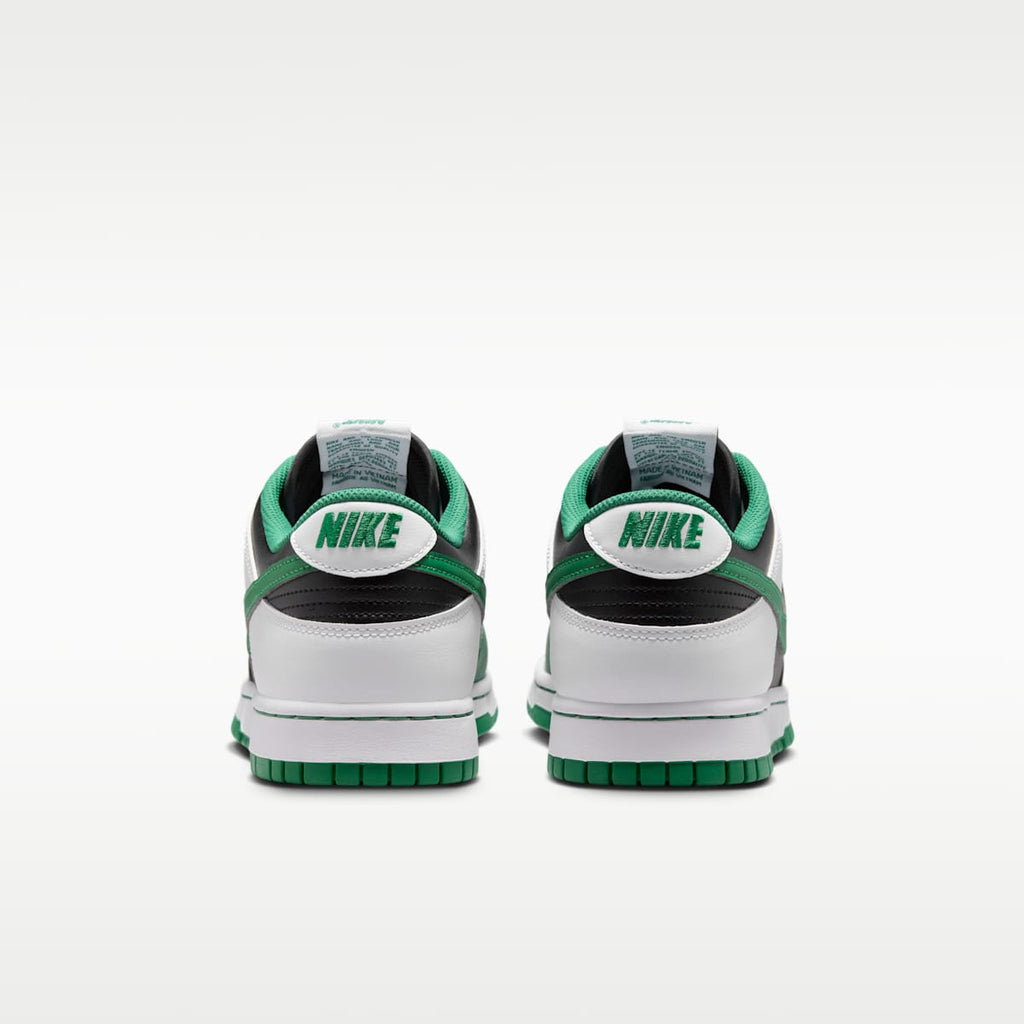 Nike Dunk Low Retro Men's Shoes - Black/White/Clover - Image 6