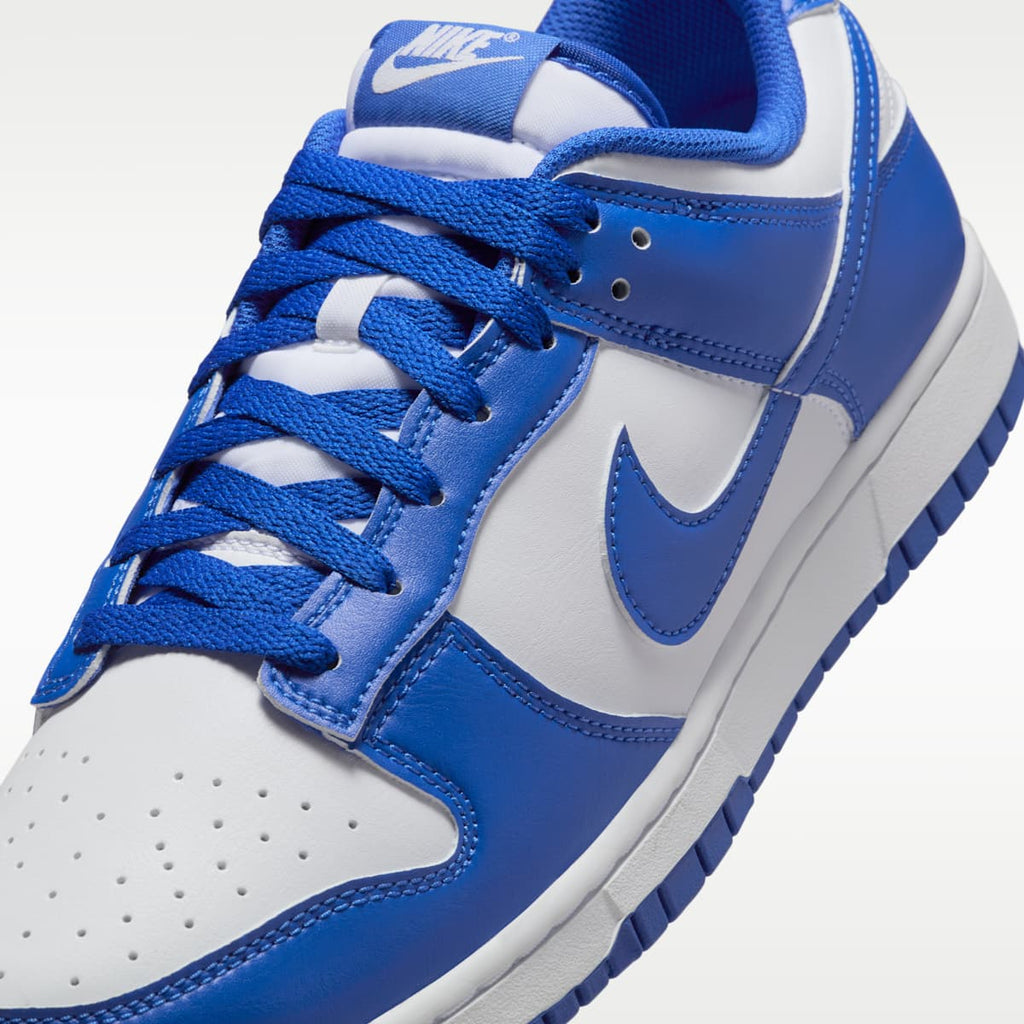 Nike Dunk Low Retro Men's Shoes - White/Hyper Royal - Image 7