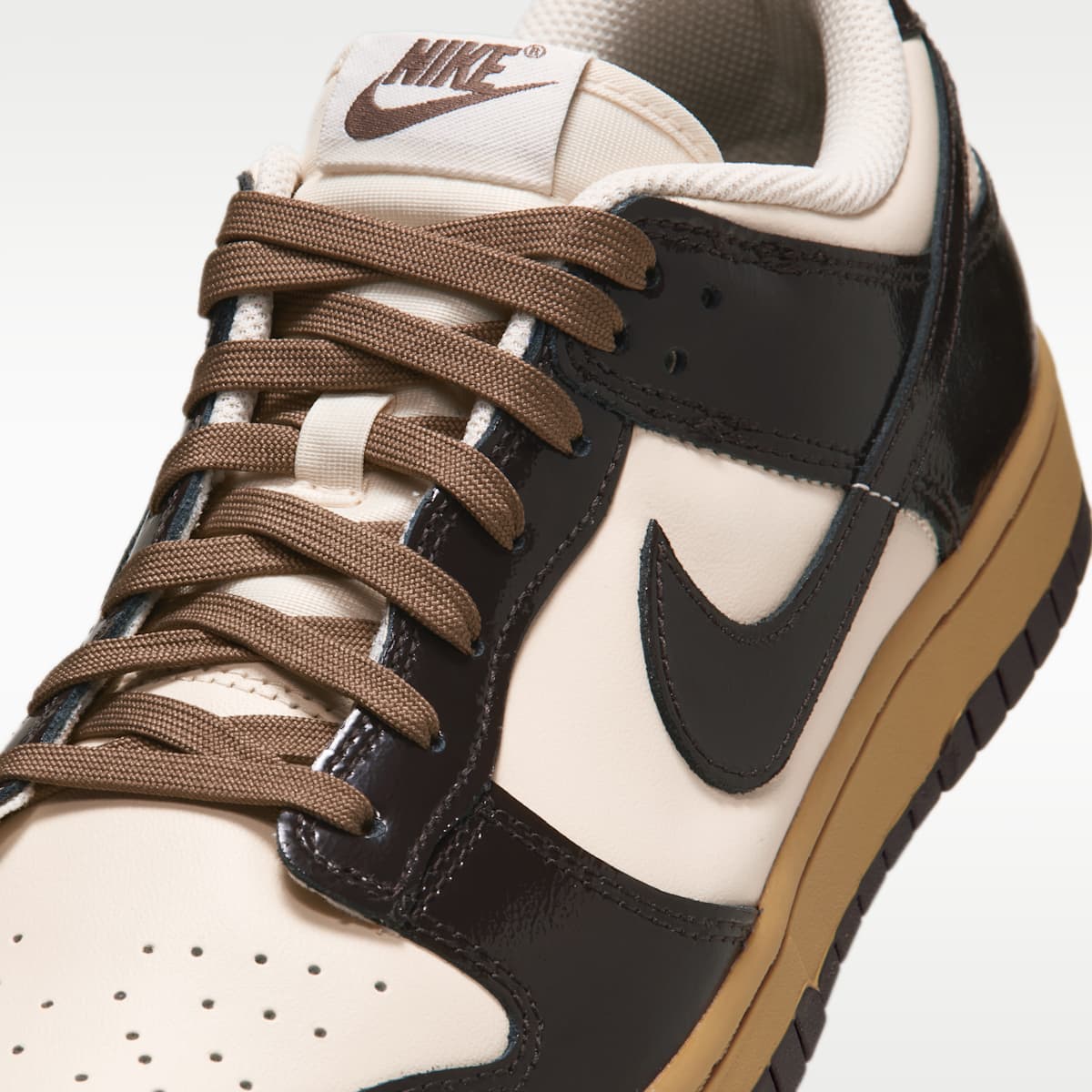Nike Dunk Low Retro Men's Shoes - Shadow Brown/Coconut Milk/Palomino/Shadow Brown - Image 7