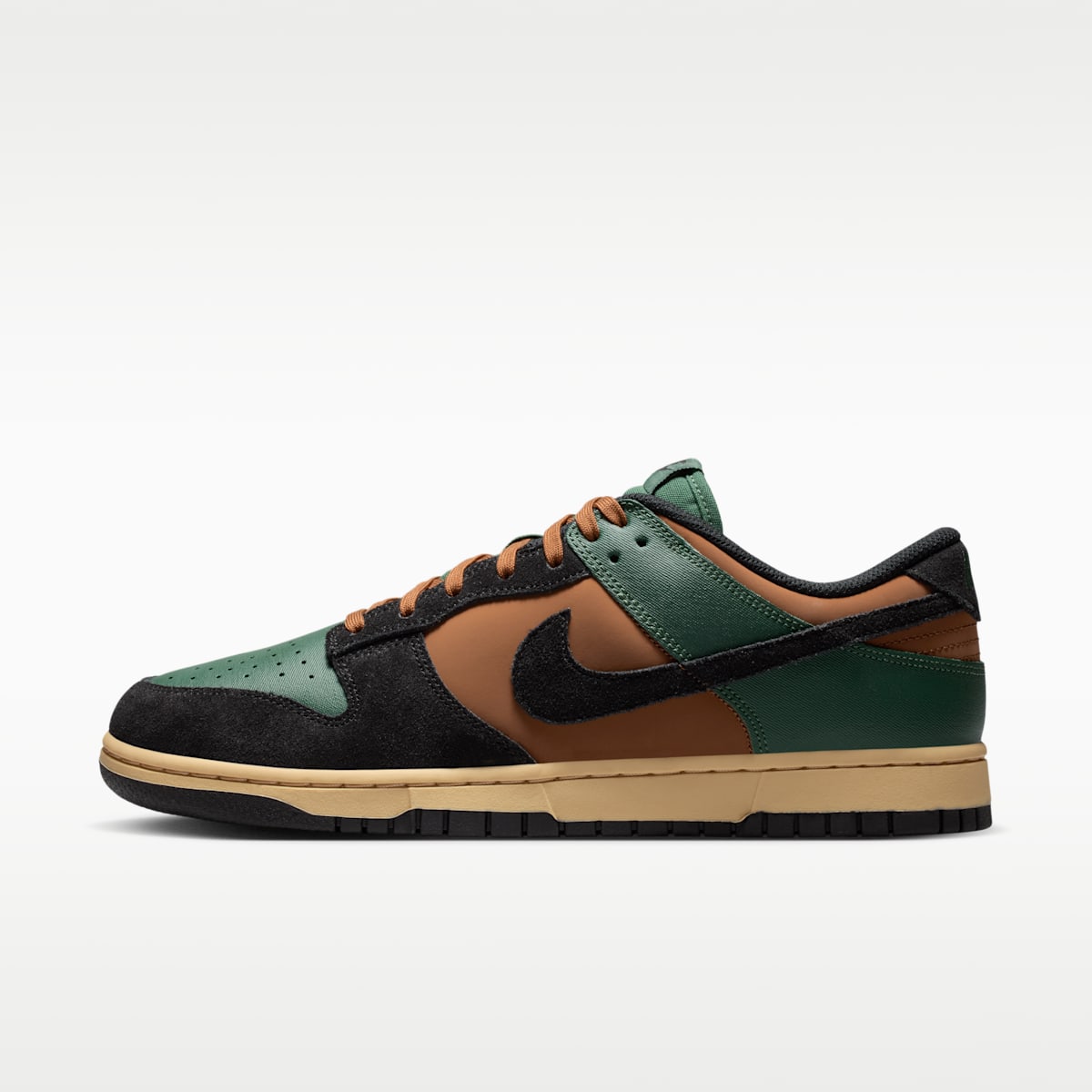 Nike Dunk Low Retro Men's Shoes - Fir/Light British Tan/Sesame/Black - Image 1