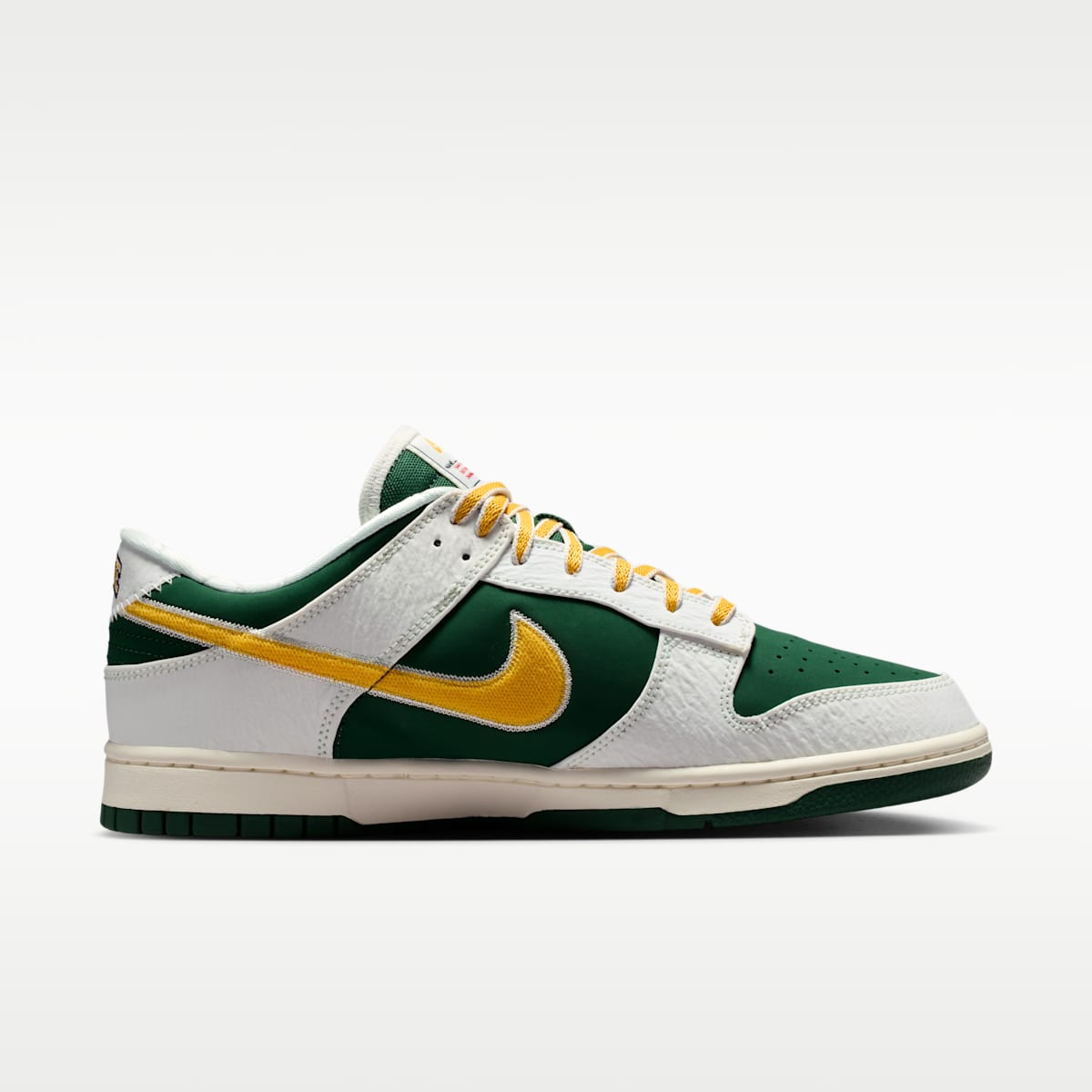 Nike Dunk Low Retro Men's Shoes - Sail/Fir/University Red/University Gold - Image 3