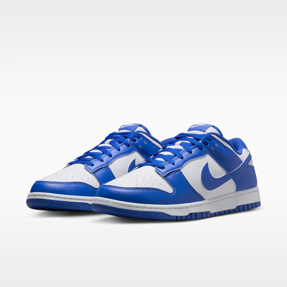 Nike Dunk Low Retro Men's Shoes - White/Hyper Royal - Image 5