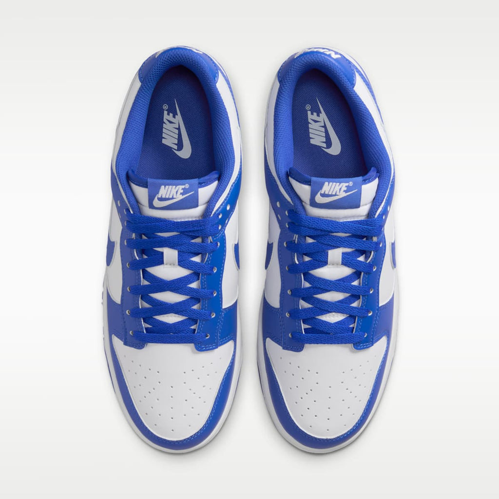 Nike Dunk Low Retro Men's Shoes - White/Hyper Royal - Image 4