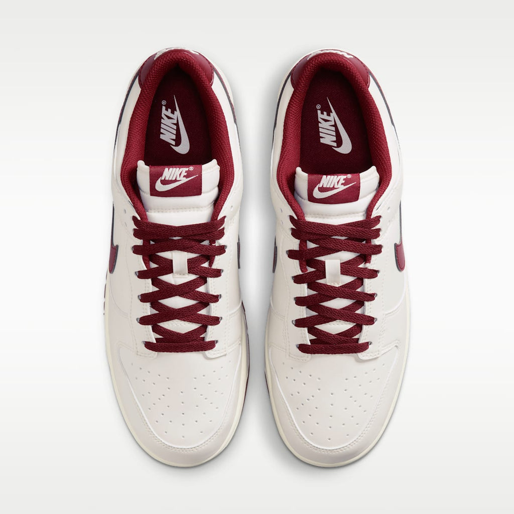 Nike Dunk Low Retro Men's Shoes - Phantom/Phantom/Team Red - Image 4