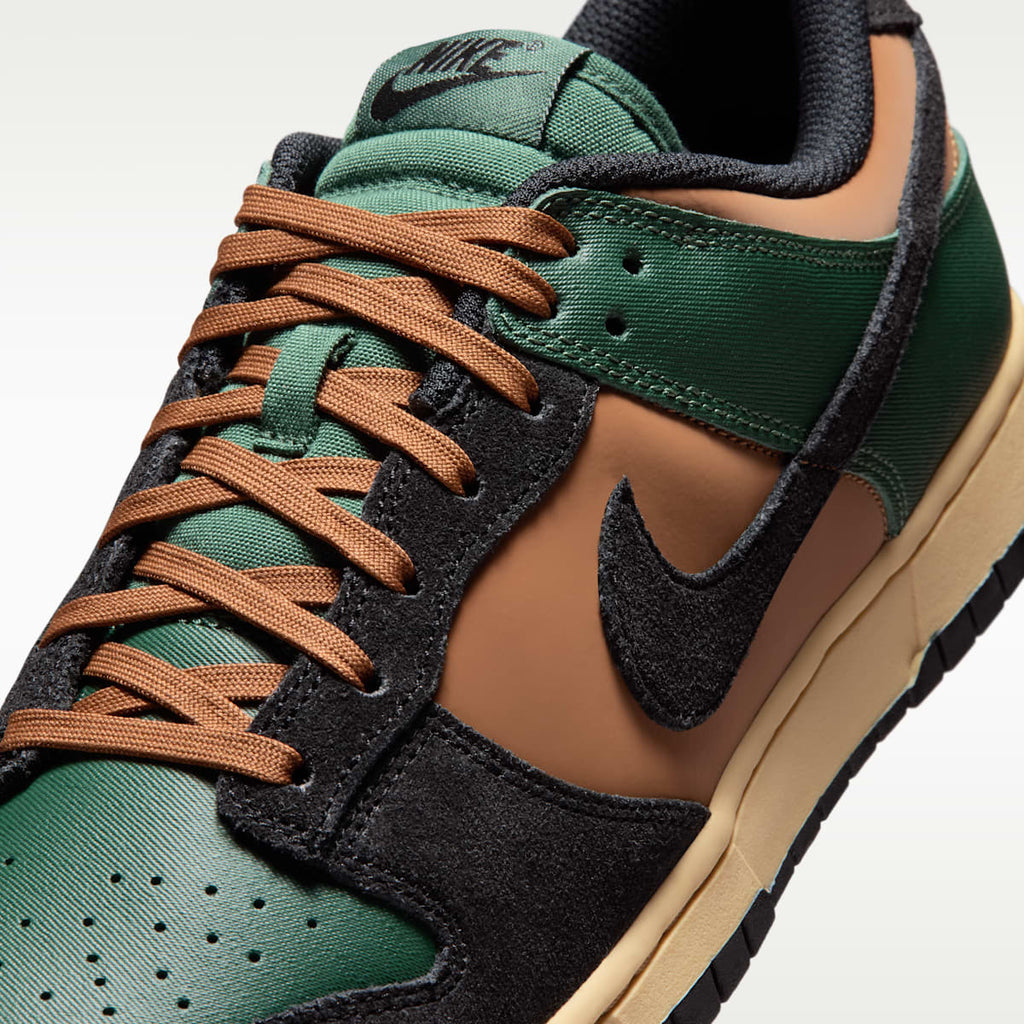Nike Dunk Low Retro Men's Shoes - Fir/Light British Tan/Sesame/Black - Image 7
